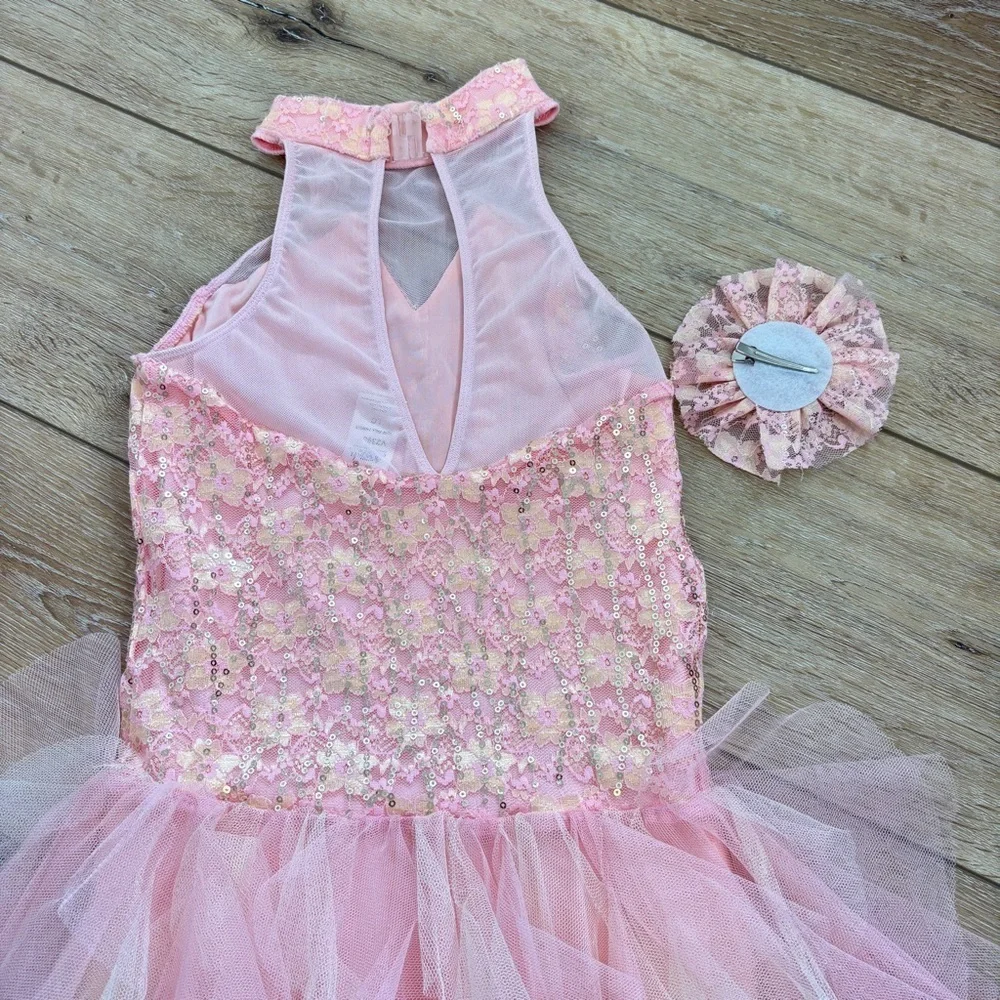 A Wish Come True Dance Ballet Costume Pink Size LC 